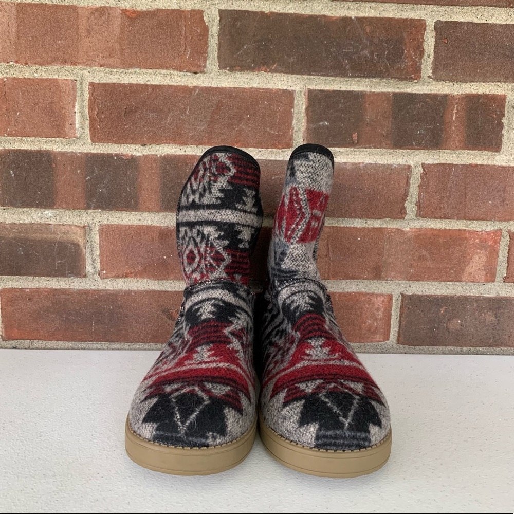 Indigo Rd. Women’s Ashley Fabric Ankle Boots Cold, Blue-multi, Size US 6.5 W NEW - Picture 3 of 9